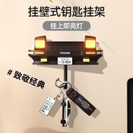 Taiyou Featured Light Luxury ae86 Car Decoration Key Shelf Creative Drive Headlamp Keychain Hook Tex