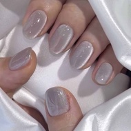 Gentlepink2024 LOVE ME Series ST52 Cats Eye Gel White Moonlight Glass Beads Nail Art Gel Colorful Na