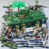 รถถัง Tiger Tank จากช่วงสงครามโลกครั้งที่สอง ชิ้นส่วนบล็อกการ์ดิน่า รถบรรทุกเกราะ ชิ้นส่วนเข้ากันได้