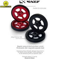 Easy Wheel Raze Folding Alloy CNC Mini Wheel Trifold Pikes Happy Cycling Folding Bike