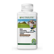 🔥READY STOCK🔥 Amway Nutrilite Kids Chewable Calcium Magnesium Tablet (100 Tab)