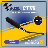 100% EJM MODENAS CT115S STD EXHAUST PIPE COMP ASSY - CT115 CT 115 EX PIPE EKZOS STANDARD EXZOS EXOS 