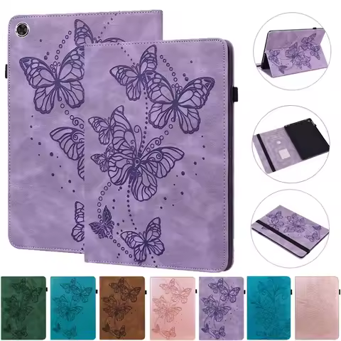 Case for Samsung Galaxy Tab A8 A 8 2021 2019 Tablet SM X200 Cute Flower Butterfly Embossed Shell for