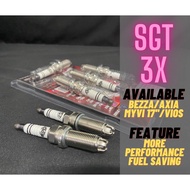 SGT 3X Spark Plug LKAR7CX-M7X NISSAN / HYUNDAI / TOYOTA / MAZDA / KIA / HONDA / ACCORD / HRV / CIVIC