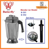 BUTTERFLY Commercial Blender Jar Complete Set B-591 / B-592 / B-596 / B-597 (SPARE PART)