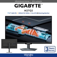 [FAST SHIP] GIGABYTE M27Q3 | 27" QHD | 1ms (GTG) | 300Hz/ OC 320Hz | IPS Gaming Monitor