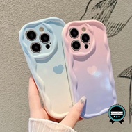 SS877 SOFTCASE SILICON GRADIENT LOVE HEART 3D CURVED WAVY EDGE SOFT TPU COVER FOR INFINIX SMART 6 HD