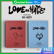 (Cd) H1-Key - 3Rd Mini Album Love or Hate (1 of 2 Types Will Be Randomly Sent)