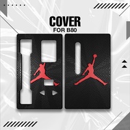 JORDAN MOTIF BLACK RED Backdoor Panel 3D for (B80) (Front Back)