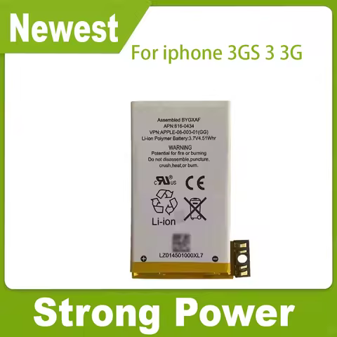 YDLBAT 4.51Whr 616-0434 Battery for iphone 3GS 3 3G