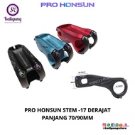 PRO HONSUN Stem Oversize minus 17 derajat Sepeda MTB RB - Stem Stang