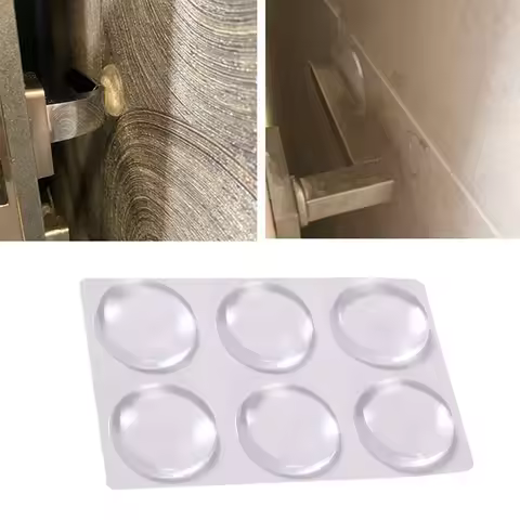 Door Knob Wall Shield Clear Soft Rubber Door Stopper Door Handle Bumper Mute Stickers Wall Protector
