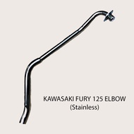 kawasaki fury 125 motorcycle parts ✡Exhaust Elbow for Kawasaki Fury 125 - NEW BREED♂