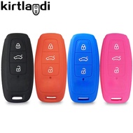 Remote Key Case Cover For Audi A6 A6L A7 A8 Q7 Q8 C8 A8L A3 E-tron 55 2019 2020 2021 Silicone Key