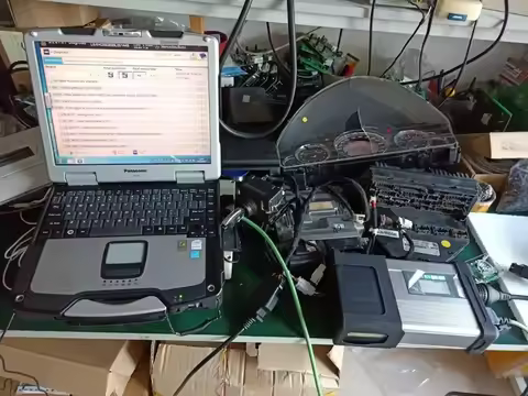 Full Chip MB STAR C5 Multiplexer Wifi DIAGNOSE CF31 I5 Laptop 8G and SSD 512GB Software DTS SD Conne