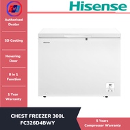 HISENSE (AUTHORISED DEALER)CHEST FREEZER 300L FC326D4BWY-HISENSE WARRANTY MALAYSIA