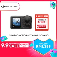 DJI Osmo Action 4 - Action Camera | 1/1.3-inch Sensor & Stunning Low-Light Imaging | 10-bit & D-Log 