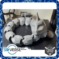 [3DVERSE] Articulated Onix Pokemon Toy Kids Toys Flexible 3D Print