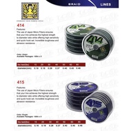 VIP ACCESS X4 BRAID FISHING LINES 100M  414 415 15LB-60LB | TALI PANCING