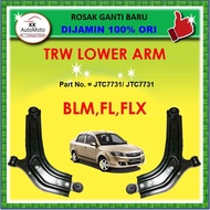 1 Pasang - TRW Front Lower Arm - PROTON SAGA BLM FL FLX [JTC7731 ]