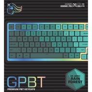 Glorious GMMK Pro GPBT(Rain Forest) custom-mechanical keyboard Keycaps