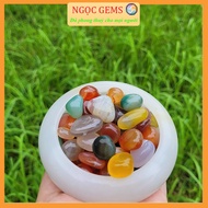 Size 1.5-2cm, Natural Agate Pebbles, Agate Pebbles for Home Decoration, Fish Tank Decoration