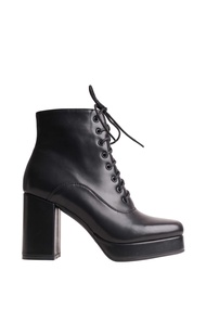 Villains SF TATIANA Platform Combat Boots รองเท้าบูทแพลตฟอร์มผู้หญิง ส้นสูง 3.5"