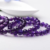 Natural Quartz Uruguay Amethyst Woman Fashion Lucky Bracelet Jewelry 天然乌拉圭能量紫水晶