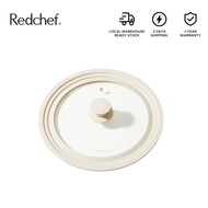 Redchef Multipurpose Silicone Glass Lid Cover With Knob Suitable For Wok & Casserole & Pot & Frying 