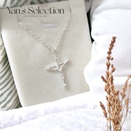 Yan's Original S925 Sterling Silver Crucifix Cross Pendant Set *Loket Salib Katolik 925 Perak Tulen 