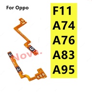 For Oppo A74 F11 A76 A83 A95 5G Power On Off Volume Switch Button Mobile Phone Part