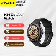 Awei H39 Smart Watch 2ATM Waterproof Customized Dial Multiple Sports Modes Watch Take Photos Remotely GPS-enabled Smart Watch