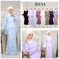 Ayfaa Kurung Moden! Ironless Kurung! 1235 Ayfaa Flower Fishtail Kurung! Baju Kurung Moden Ironless! Baju Kenduri.