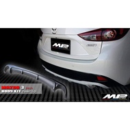 Mazda 3 Hatchback 2014 2015 2016 V Style rear bumper diffuser lip skirt bodykit body kit