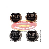 For Emblem Vip Motors 3D Premium Quality Car Emblem Logo Plate (2Pc)