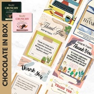 REBENICE 1 Box Minimalist Resignation Edition Chocolate Gift Set Gift Colleague bulk Beryl's Chocola