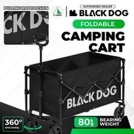 BLACKDOG Wagon Camping Outdoor Cart Trolley Picnic Khemah Cart Thickwheel Citywalk Camp Wagon Khemah