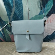 Teenie Weenie Light Blue Leather Sling Bag