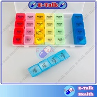 😍E-Talk😍 Pill Medicine Container Pill Storage medicine Pill Box organizer Holder Case kotak bekas ub