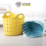 Citylife Laundty Basket 38L Clothes Storage Bakset Large Capacity with Handle