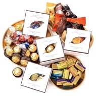 Luxury chocolate gift Lindor Godiva Rocher 4 assortment set, small gift, gift assortment, individually wrapped, popular
