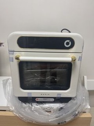 OUNIN 迷你蒸焗爐 白色 金色邊飾