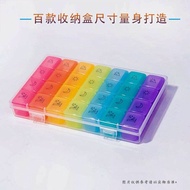 E-TALK Medicine Storage Box Pill Box 7 Day Weekly Portable Pill Boxes Travel Tablet Holder Case Box