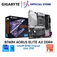 GIGABYTE B760M Aorus Elite AX D4 / DDR4 LGA1700 Motherboard Combo I3-13100 / I5-12400 / I5-14400 / I