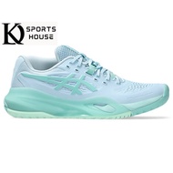Asics Gel Resolution X Women Tennis Shoes [Light Blue/Oasis Green] [1042A279.402]