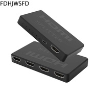 FDHJWSFD อุปกรณ์หน้าจอเดียวกัน 4K HDMI Video Splitter 1ใน4ออก 4K 2K HDMI1.4 การติดตั้งอย่างรวดเร็ว 3