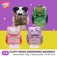 VEST ERGONOMIC Backpack/ Kindergarten Backpack Size: H35 x W28 x D17 cm Volume: 12L Net Weight: 345g