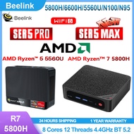 ⚡PH LOCAL SHIP⚡Beelink Mini PC SER5 MAX AMD Ryzen 7 5800H 5560U Mini S12 N100 WiFi6 Win11Pro Office Gamer Desktop Computer PC