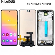 AMOLED Screen for Samsung Galaxy A73 5G A736 A736B Lcd Display Touch Screen with Frame for Samsung A