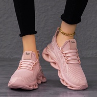 5 Colors Large Size 36-41 Fashion Casual Women's Shoes Blade Twist Sole Sneakers Net Shoes Thick-Sol